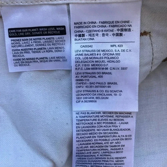 Levis Camo Cargo Desert Brown Green Mens 38 Shorts - Picture 3 of 5